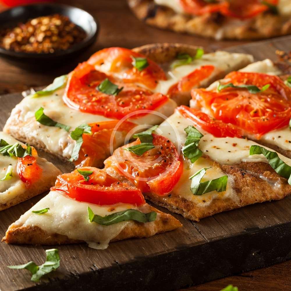 Pizza with Pesto