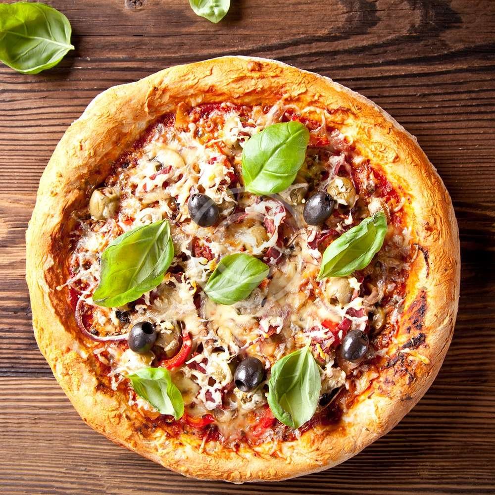 Meatball Pizza